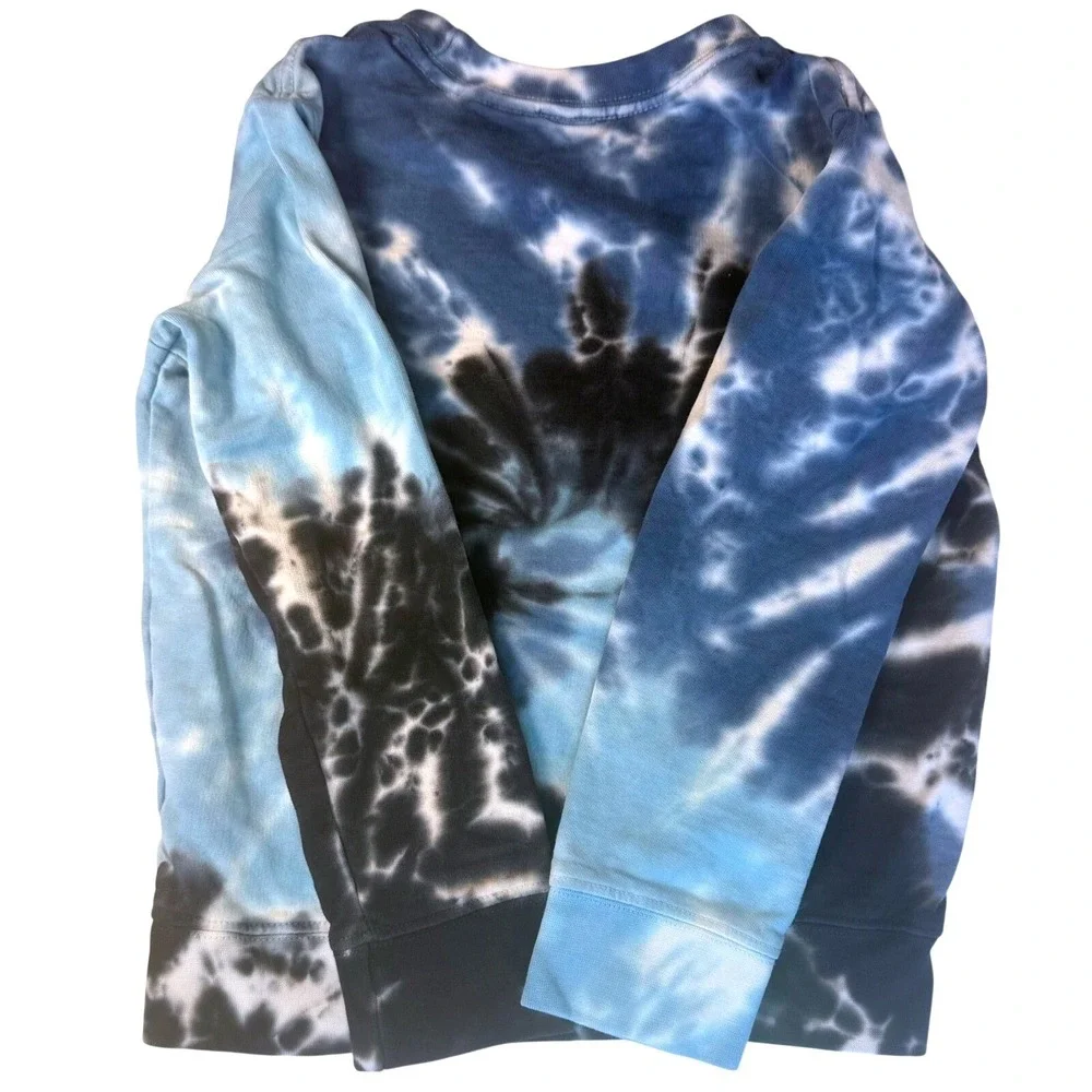 Sovereign Code Sundays Boys Tie Dye Blue Crewneck Sweatshirt‎ Size 5